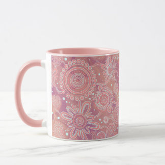 Caneca Duas "Conexões" de Mug de Arte de Indígenas Tonado