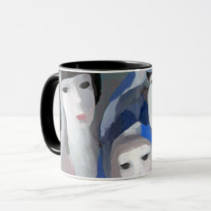 Caneca Duas Dama e Dove, Marie Laurencin