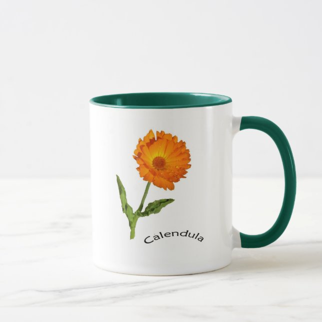 Caneca - Duas Flores de Calendula (Direita)