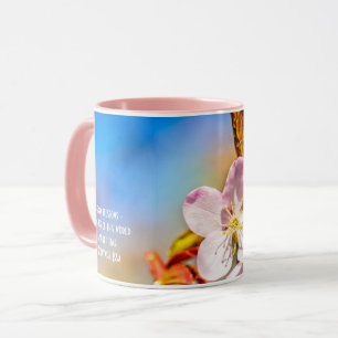 Caneca Duas Flores de Cereja Sakura