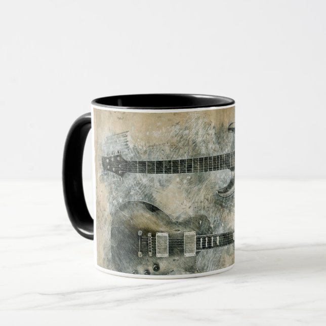 Caneca Duas Guitarras (Frente Esquerda)