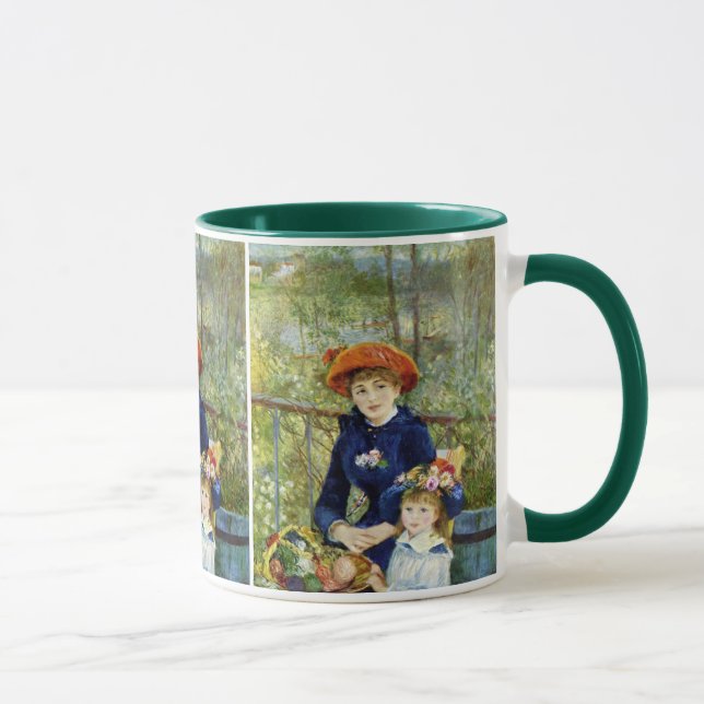 Caneca Duas Irmãs (Na Varanda) de Pierre Renoir (Direita)