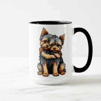 Caneca DUAS PLACAS DE COR 15 Oz COM DUAS PLACAS GRÁFICAS