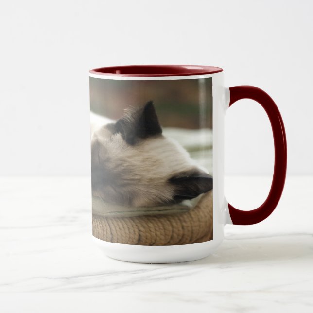 Caneca Duas Sleepy Siamese (Direita)