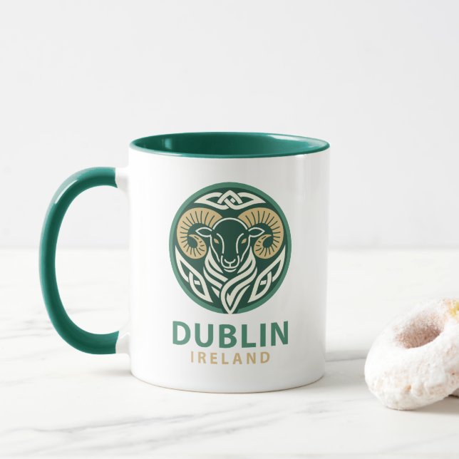 Caneca Dublin Ireland Europe (Com Donut)