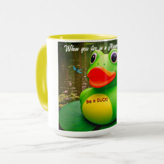 Caneca Duck Frog Swamp Custom Coffee Mugs