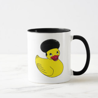 Caneca Ducky de borracha do Afro