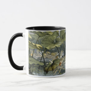 Caneca Duendes de madeira no jogo, ilustração de 'em