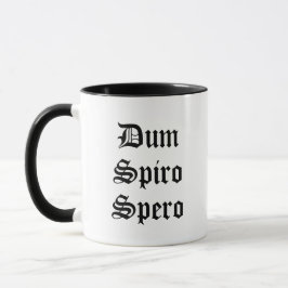 Caneca Dum Spiro Spero - Ou Sua Mensagem