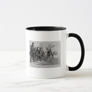 Caneca Dumas, Hugo e Balzac procurando sua admissão