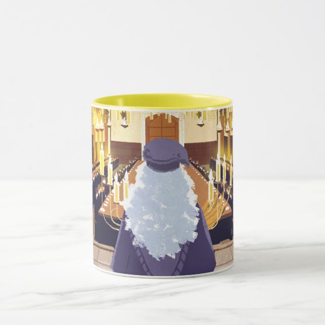 Caneca Dumbledore Falando no Grande Salão de Hogwarts (Centro)