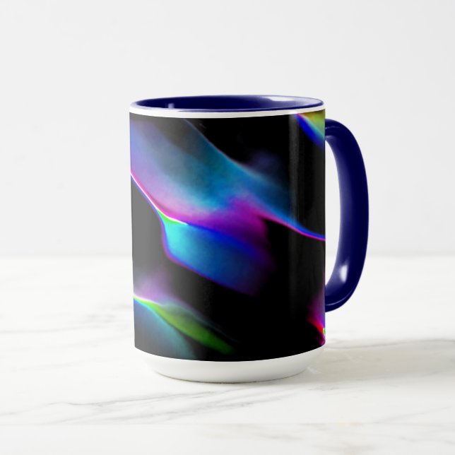 Caneca Dunas artificiais em sombreado vermelho (Frente Esquerda)