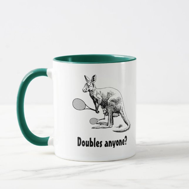 Caneca Duplica De Alguém? Kangaroo Tênis (Esquerda)