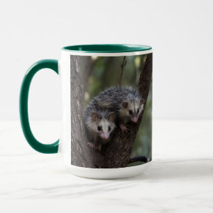 Caneca Duplo problema na cobertura: Twin Possum