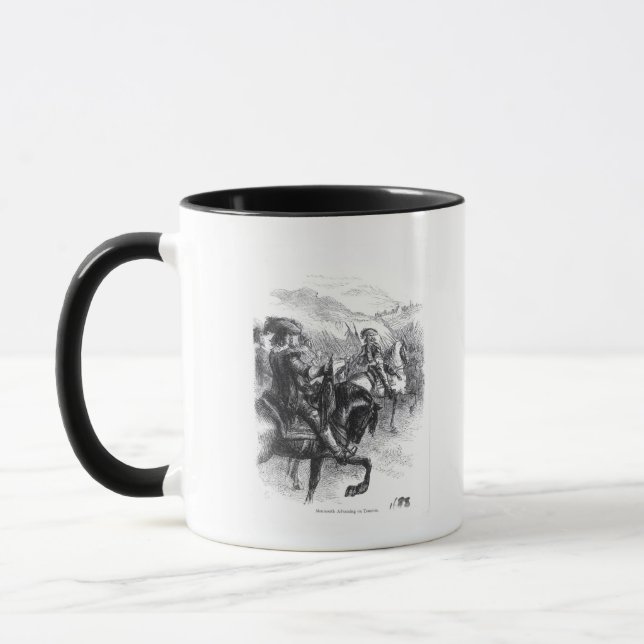 Caneca Duque de Monmouth que avança em Taunton (Esquerda)