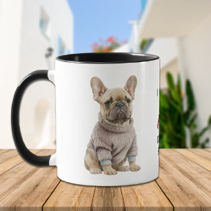 Caneca Duro de Trabalho Bonito para o meu Cão Francês