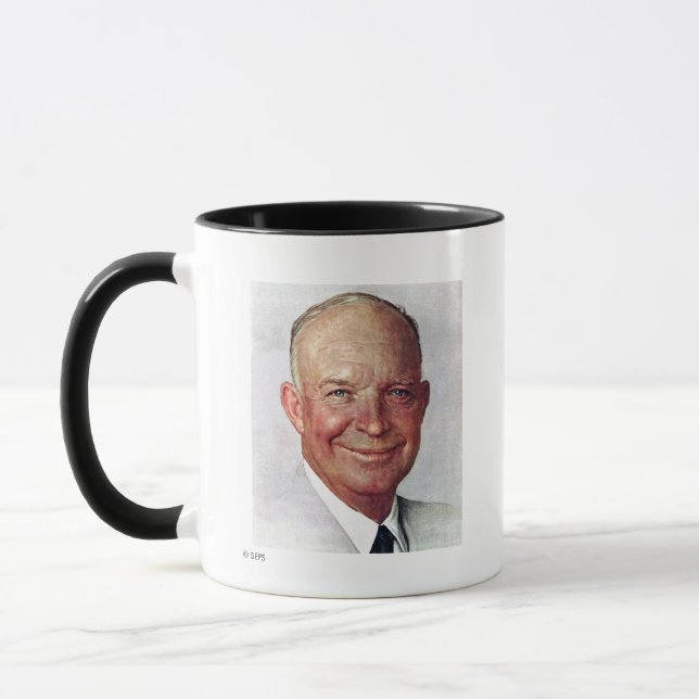 Caneca Dwight D. Eisenhower (Esquerda)