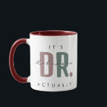 Caneca É a Dra. [Nome Personalizado] Mug.<br><div class="desc">Faça uma declaração ousada mas na moda com a caneca personalizada "É o Dr. Realmente"! Com tipografia moderna com sotaques pastéis suaves e um nome personalizável, esta caneca é perfeita para celebrar conquistas acadêmicos, promoções ou marcos profissionais. O elegante design, combinado com uma pega marrom e interior contrastantes, adiciona um...</div>