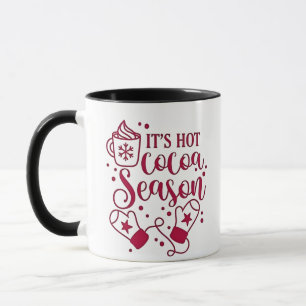 Caneca É a estação de chocolate quente Natal Cacoa