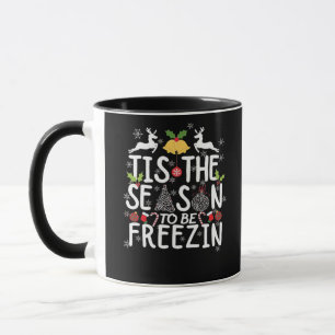 Caneca É a Temporada de Congelar Minimal Limpo