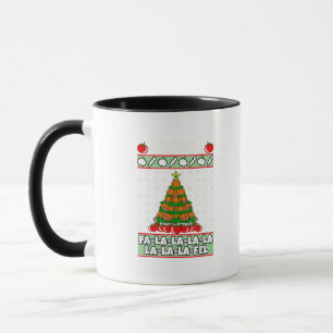 Caneca É a Temporada de Natal Vegan Pijama de Natal Veg