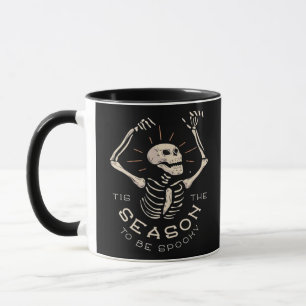 Caneca É a Temporada para o Esqueleto de Halloween Assust