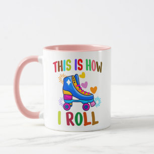 Caneca É assim que eu rolo - Patinação sobre Rodas