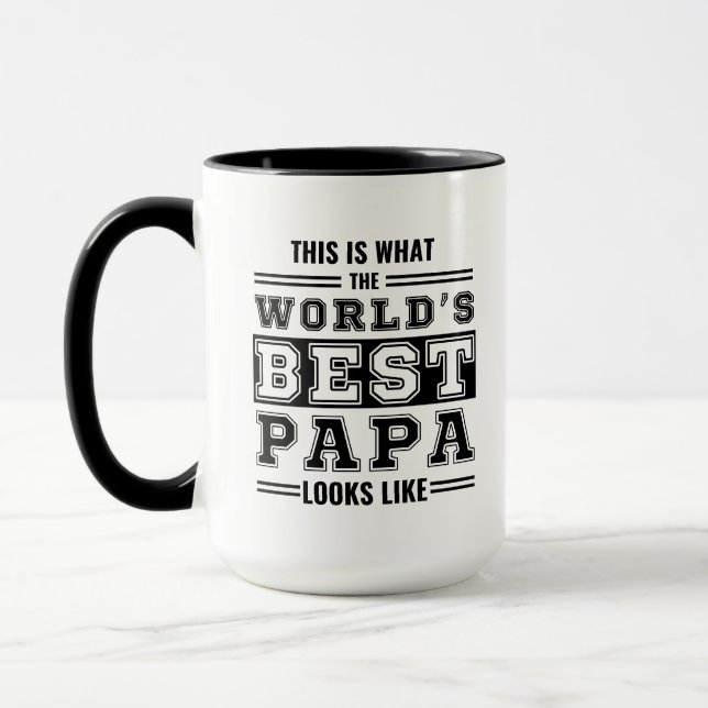 Caneca É assim que o melhor pai do mundo se parece (Esquerda)