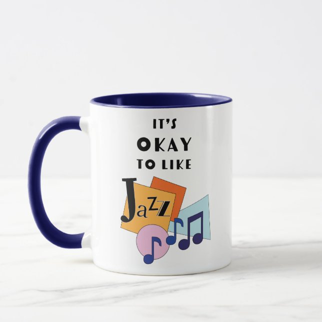 Caneca É bom gostar do Jazz V.2 (Esquerda)