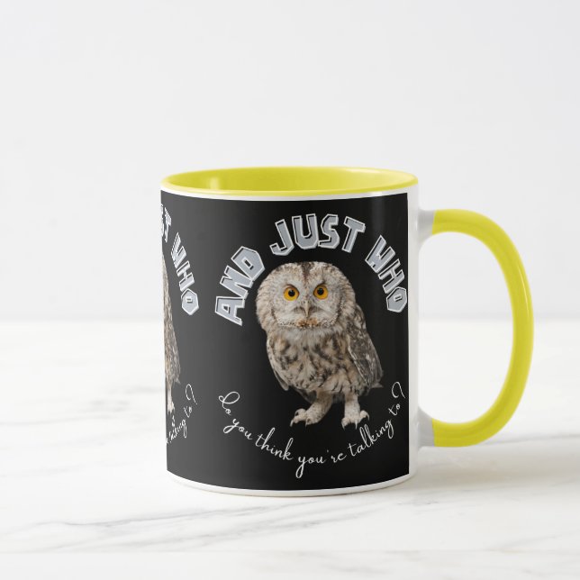 Caneca E com quem você acha que está falando? (Direita)