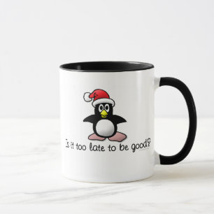 Caneca É demasiado atrasado para ser bom? Pinguim do
