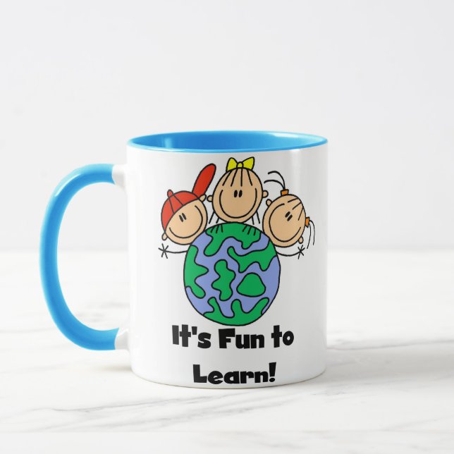Caneca É Divertido Aprender (Esquerda)