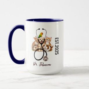 Caneca É Dr. Na Verdade Animais Dia do Médico Divertido