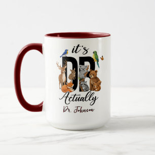 Caneca É Dr. Na Verdade Animais   Dia do Médico Divertido