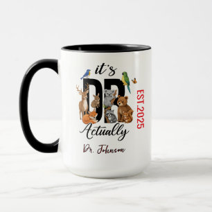 Caneca É Dr. Na Verdade Animais Dia do Médico Divertido