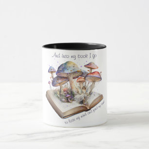 Caneca E entro no meu livro para perder a mente e encontr