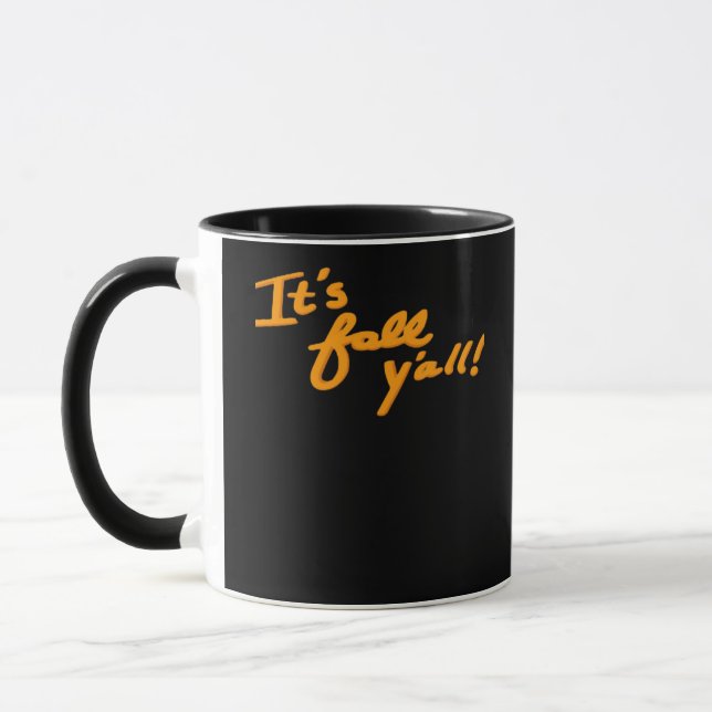 Caneca É Estilo estético simples "Y'all" (Esquerda)