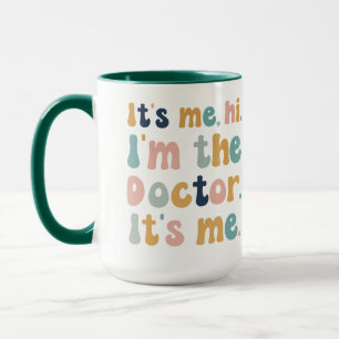 Caneca É Eu, Olá — Eu Sou o Médico! Dia do Médico Fofo