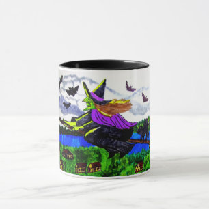 CANECA É HALLOWEEN BRUXAS HOJE À NOITE NÓS CAVALGAMOS  
