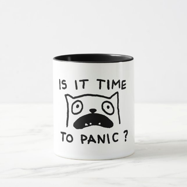 Caneca É Hora de Entrar em Pânico (Centro)