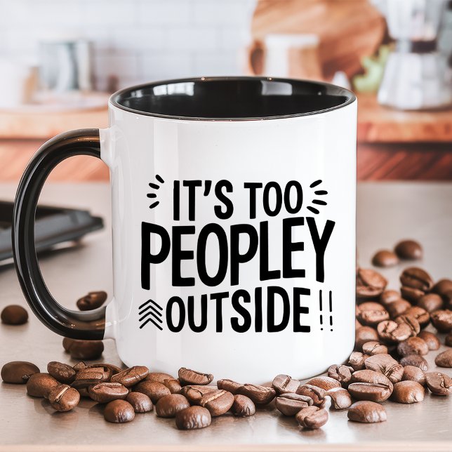 Caneca É Muito Cheio Lá Fora Engraçado (Criador carregado)