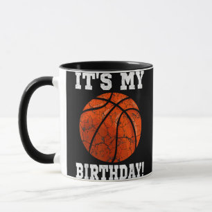 Caneca É o meu Aniversário, jogador de basquetebol.