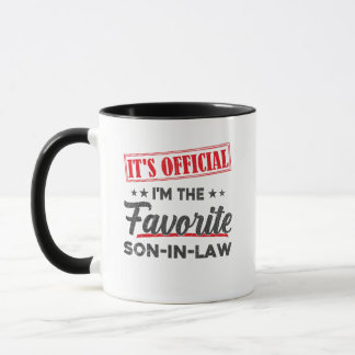 Caneca É oficial, sou o genro favorito