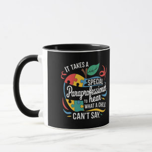 Caneca É preciso um Paraprofissional para ouvir que crian