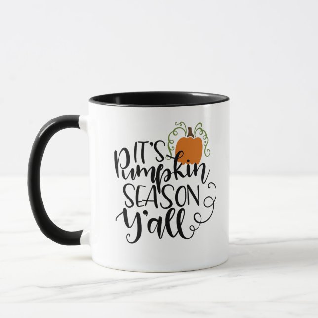 Caneca É Pumpkin Season Y’all (Esquerda)