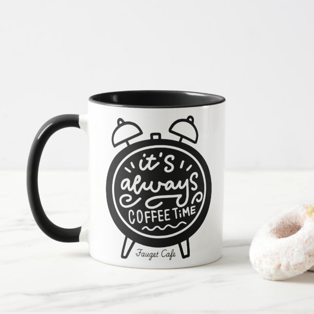 Caneca É Sempre Hora do Café (Com Donut)