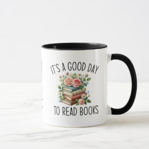 Caneca É um bom dia para ler livros