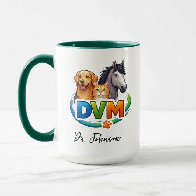 Caneca É um Bom Dia para Salvar Animais | Dia do Médico (Esquerda)