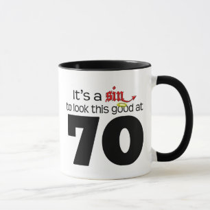 Caneca É um pecado para olhar isto bom em 70