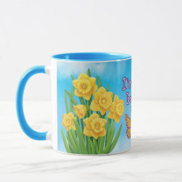 Caneca É uma bela Primavera de manhã